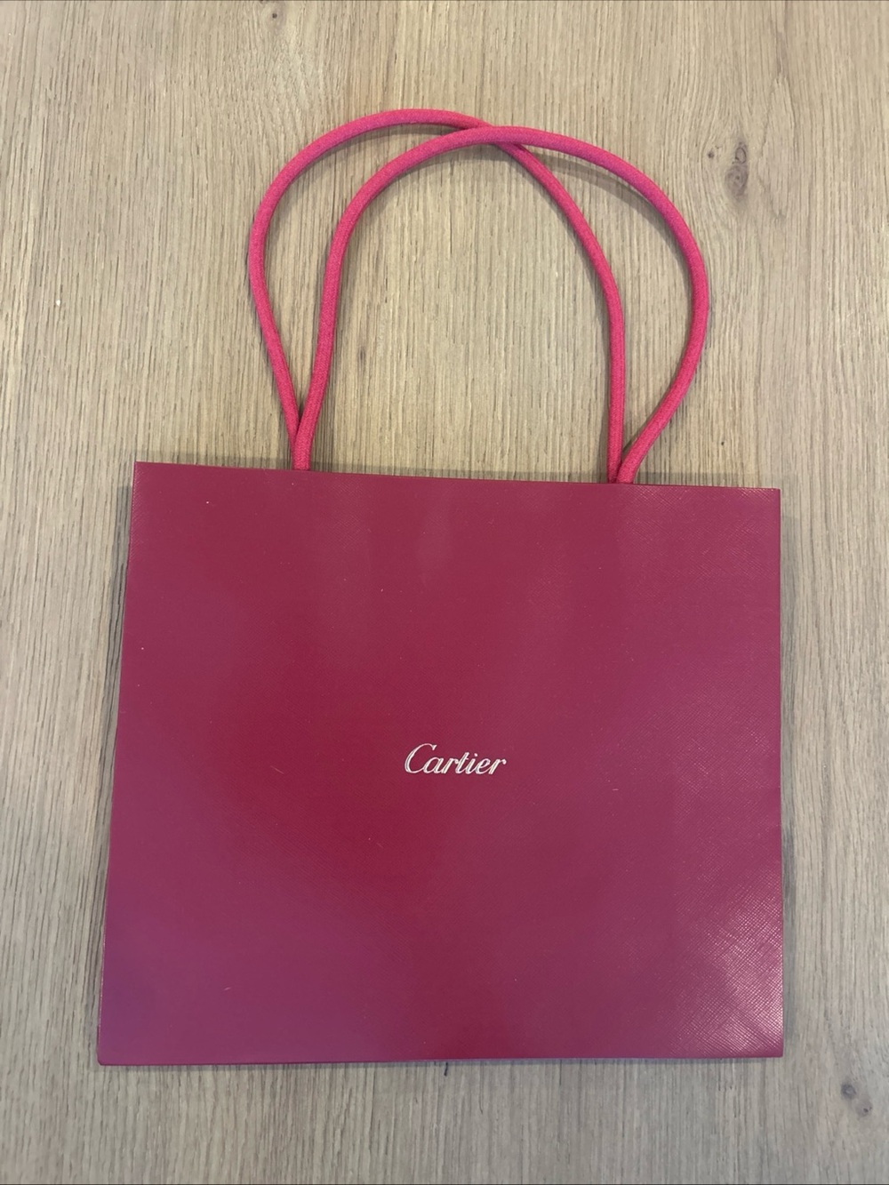 Cartier Shopping Bag 10" x 9" x 3.5"